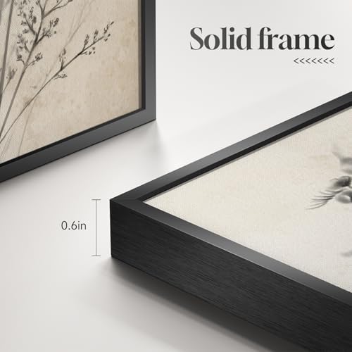 Framed Vintage Rustic Farmhouse Botanical Floral Wall Art, 4 Piece 11x14 In - Image 6