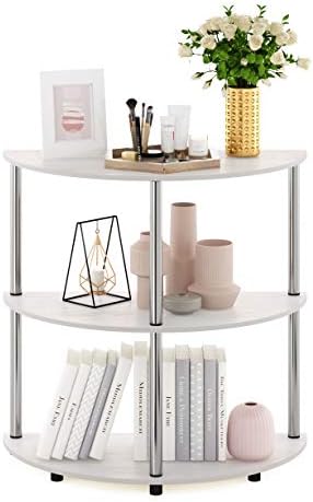 Furinno FRANS Toolless Half Round 3-Tier Entryway Table - Image 5