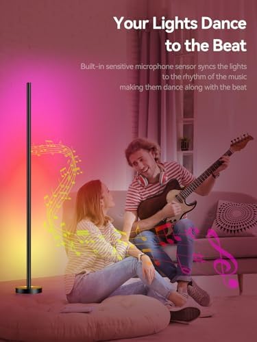 OIYN Smart RGBICW LED Corner Floor Lamp - Image 4
