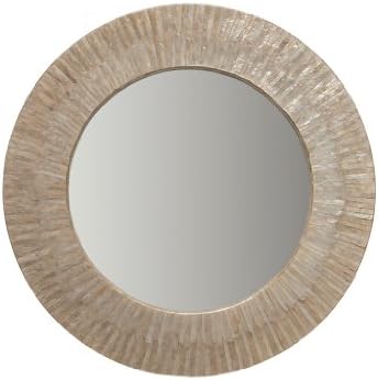 KOUBOO Round Capiz Seashell Sunray Wall Mirror by KOUBOO
