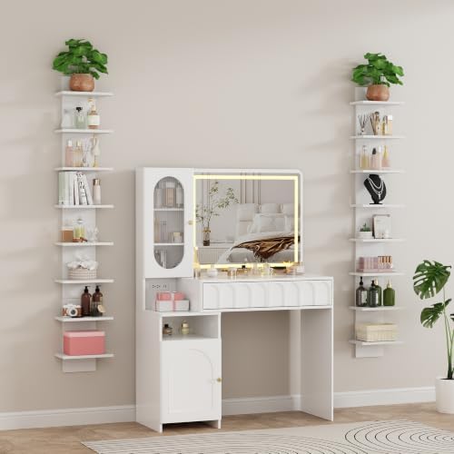 Qupui 8 Tier Wall Shelf Unit, 63 Inch Floating Storage, 9.3 Inch Wide - Image 4