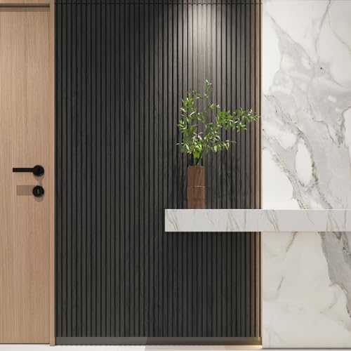 Art3d 108 x 5.7 Inch Slat Wood Wall Paneling - Image 3
