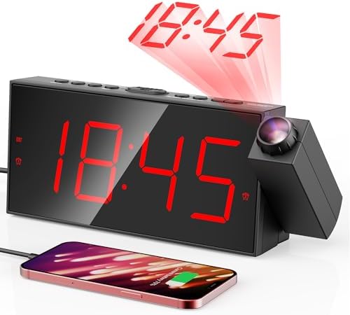 Mesqool Digital Projection Alarm Clock by Mesqool