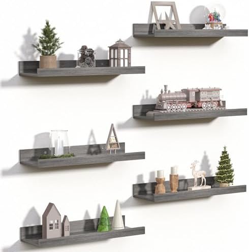 upsimples Floating Shelves for Wall Decor and Storage by upsimples