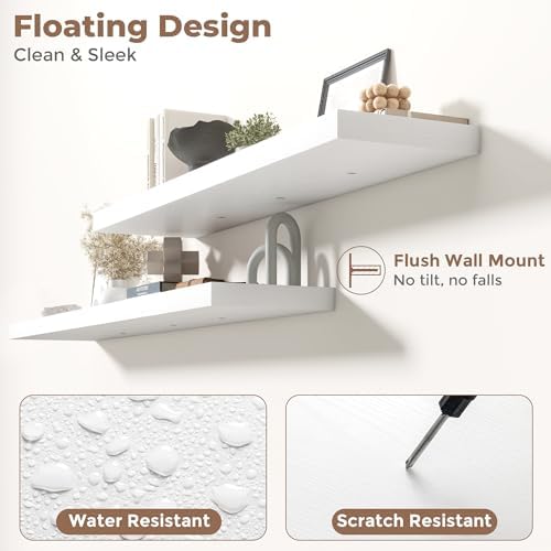 72 Inch Floating Shelves for Wall - Image 3