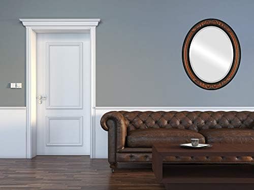 OVALCREST Oval Beveled Wall Mirror - Image 3