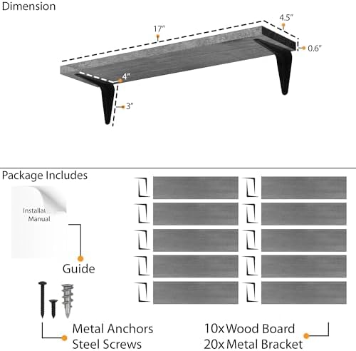 Wallniture Arras Wood Floating Shelves - Image 3