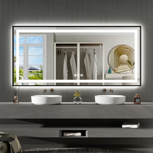 Amorho 60"X30" LED Bathroom Mirror by Amorho