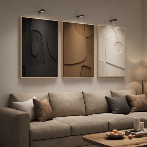 3D Textured Large Framed Abstract Wall Art by Cuspin