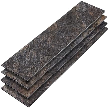 40-Sheet Flexible Stone Peel and Stick Backsplash Tile, Subway Texture by premiumqualitypeelandsticktile