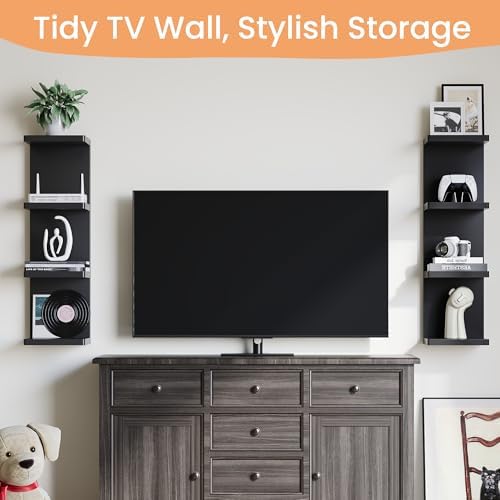 upsimples 4 -Tier Floating Wall Shelf - Image 7