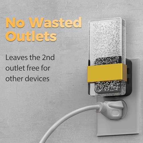 DORESshop LED Night Lights Plug into Wall, 3 Level Dimmable Night Light - Image 2