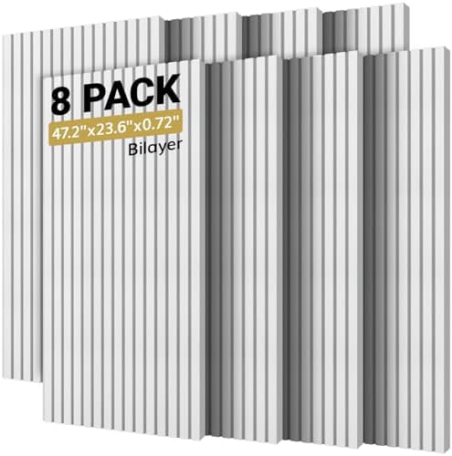 TONOR Dual-Layer Thickened Acoustic Wall Panels-8 Pack 47.2"x23.6"x0.72" by TONOR