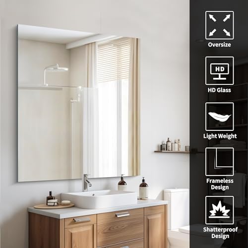 CILIBER Frameless Mirror, 40x48 Mirrors - Image 5