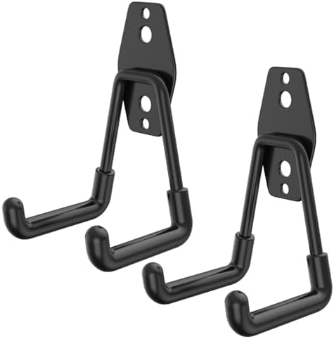 Heavy Duty Garage Storage Hooks 2 Pack, Wall Mount Metal Utility Hooks by Unknown