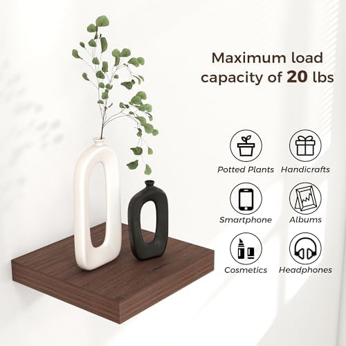 Venusmiles 8"x8" Square Floating Shelves - Image 4
