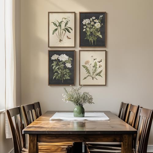 Framed Vintage Botanical Floral Wall Art - Image 5
