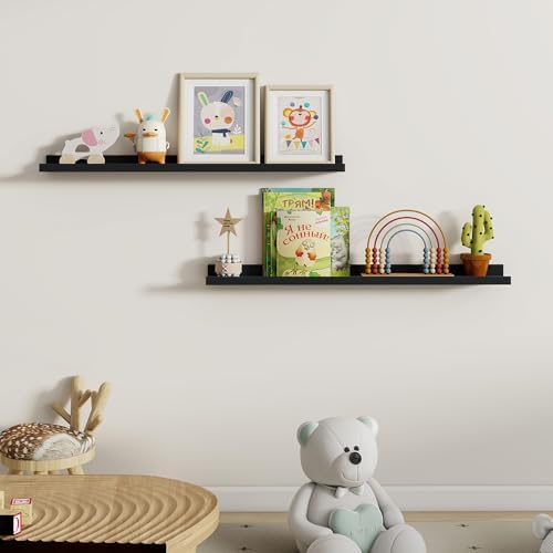 Dreamland Picture Ledge Shelf for Wall, Floating Shelves Set of 2, 36 Inch Long - Image 5
