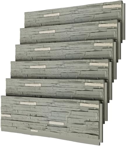 Faux Stone Wall Panels, 3D Artificial Rock Siding by Unknown