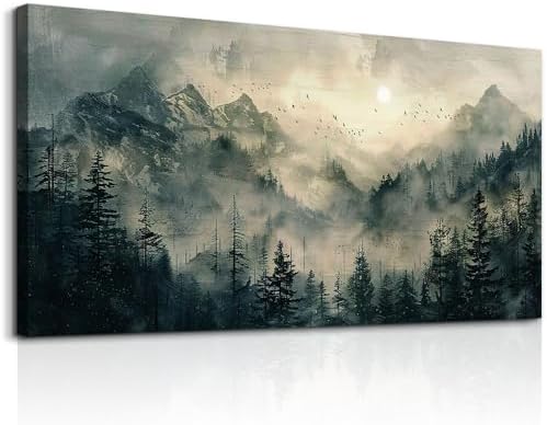 FUHAIHUA Canvas Wall Art For Living Room Framed Wall Decor For Bedroom Modern by FUHAIHUA