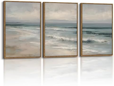 InSimSea Oversized Vintage Landscape Art, Coastal Picture by InSimSeaArt