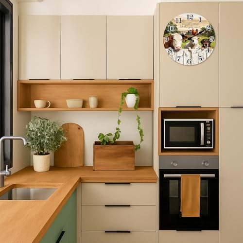 Large Farmhouse Wall Clocks Battery Operated 16 Inch - Image 6