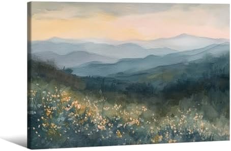 Appalachian Mountains Wall Art Nature Landscape Smoky Mountains Poster 12x16 by Haitunone