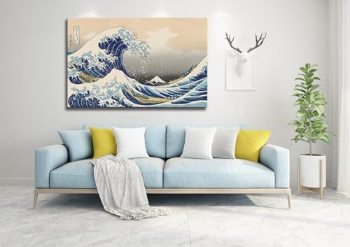 OKEXCKK The Great Wave off Kanagawa by Katsushika Hoki Wall Art Decor, Classic - Image 6