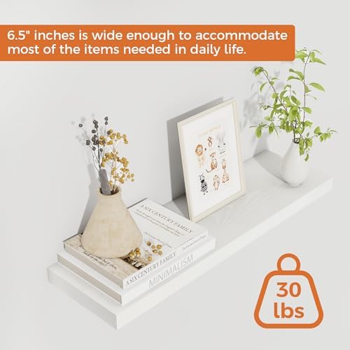 Fun Memories Rustic Wood Floating Shelves - Image 5