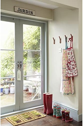 COCOYA Wood Hooks Wall Mounted Minimalist Natural Real Walnut - Image 2