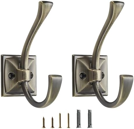 2 Pack Decorative Heavy Duty Towel Hooks by CABDM
