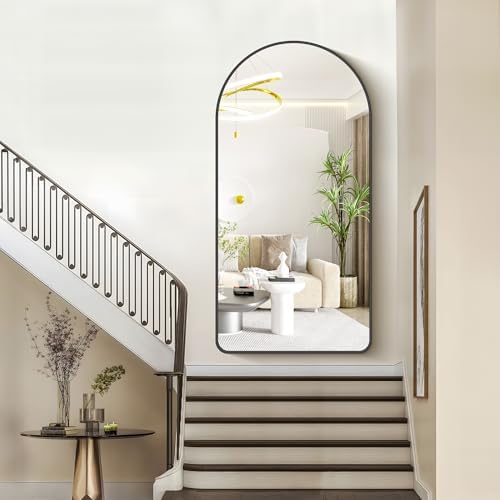 FORBATH Large Arched Wall Mirror 60x30 Inch, Living Room, Home Decor, Hanging - Image 3
