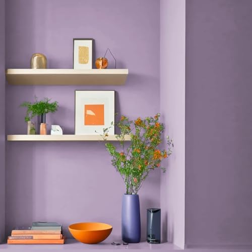 Yasinet Purple Wallpaper Solid Color Peel and Stick Wallpaper Purple Contact - Image 6