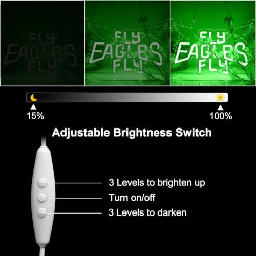 Eagles Team Chant Neon Signs for Wall Decor Team Chant Neon Lights for Bedroom - Image 4
