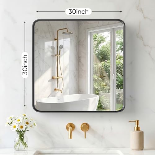 Sweetcrispy Bathroom Mirror 30x30 Inch, Vanity Mirror - Image 2