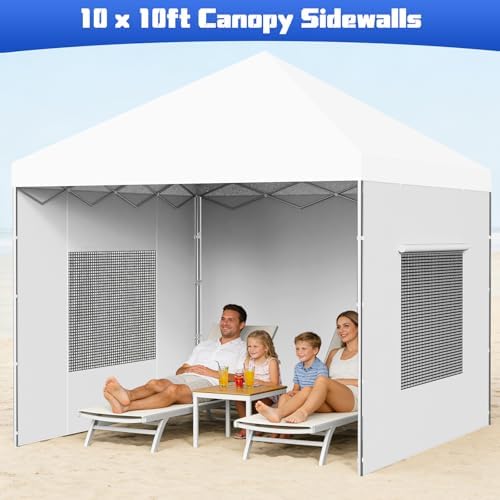10x10 Canopy Sidewalls, UV Protection, Waterproof, Canopy Tent Accessories - Image 2