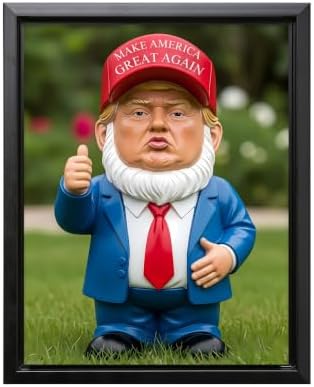 InkFlow Posters Garden Gnome Figurine Canvas Poster by InkFlowPosters