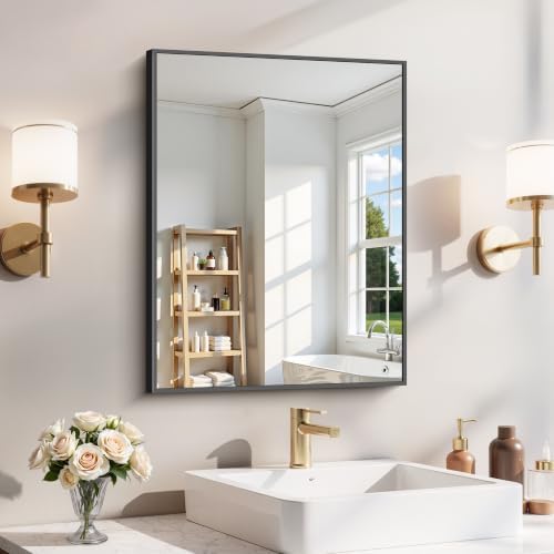 YIROMAN Bathroom Mirror 18"x24", Rectangular Vanity Mirror by Unknown
