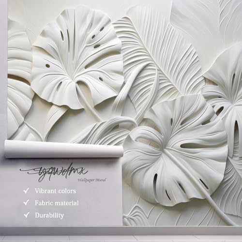 YQWDMX -3D Plant Living Room Wallpaper XT22 S 100" x 65" - Image 3