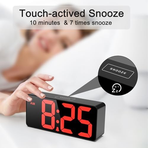 Welgo 7.5 Inches Oversized Digital Alarm Clock - Image 6