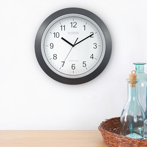 La Crosse Technology WT-3129B 12 Inch Atomic Analog Wall Clock - Image 3