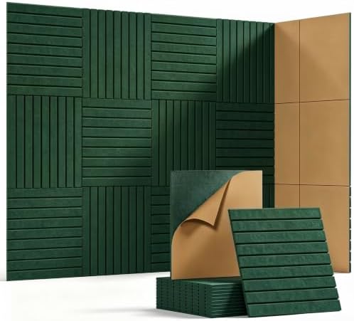 Waister Soundproof Wall Panels, 0.47 Inch Thick High Density-Green by Waister