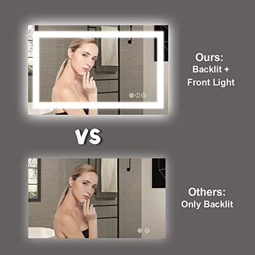 Amorho LED Bathroom Mirror 40"X32" - Image 3