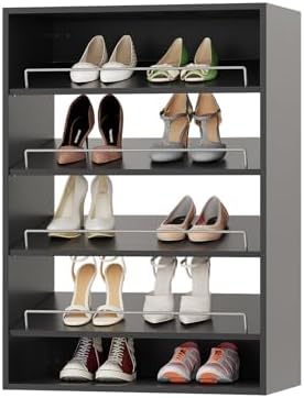 ROOMTEC 25.5" Shoe Shelf Short Tower Closet Unit, Modular Closet System by ROOMTEC