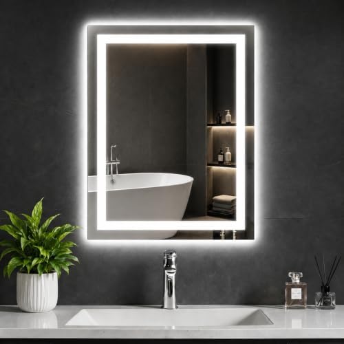 28"x 32" LED Bathroom Mirror by Clarityon