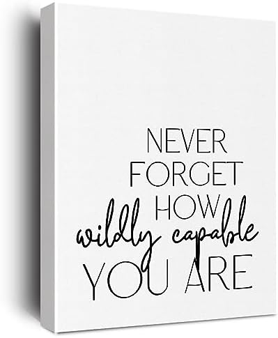 Inspirational Office Decor Canvas Wall Art Framed Positive Quotes by NISTOMISU