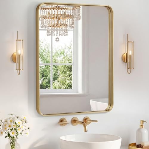 Sweetcrispy Bathroom Mirror 30x24 Inch, Vanity Mirror by Sweetcrispy