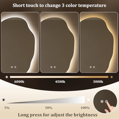 WallBeyond LED Bathroom Mirror - Image 2
