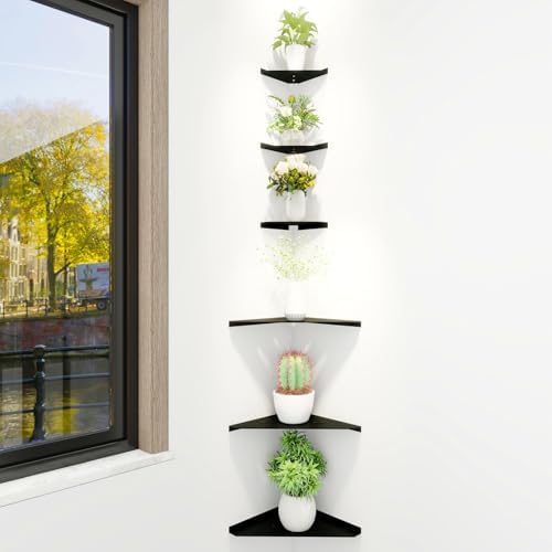 Corner Shelf, 3.0mm Aluminum Alloy Corner Shelf Wall Mounted, - Image 6