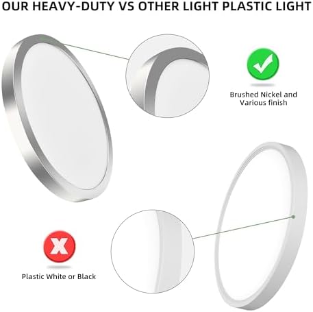 hykolity 12 Inch Selectable CCT LED Round Flat Panel Light - Image 4